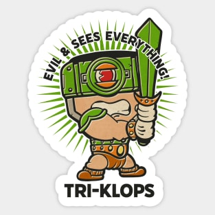 Adorable Tri-Klops He Man Toy 1980 Sticker